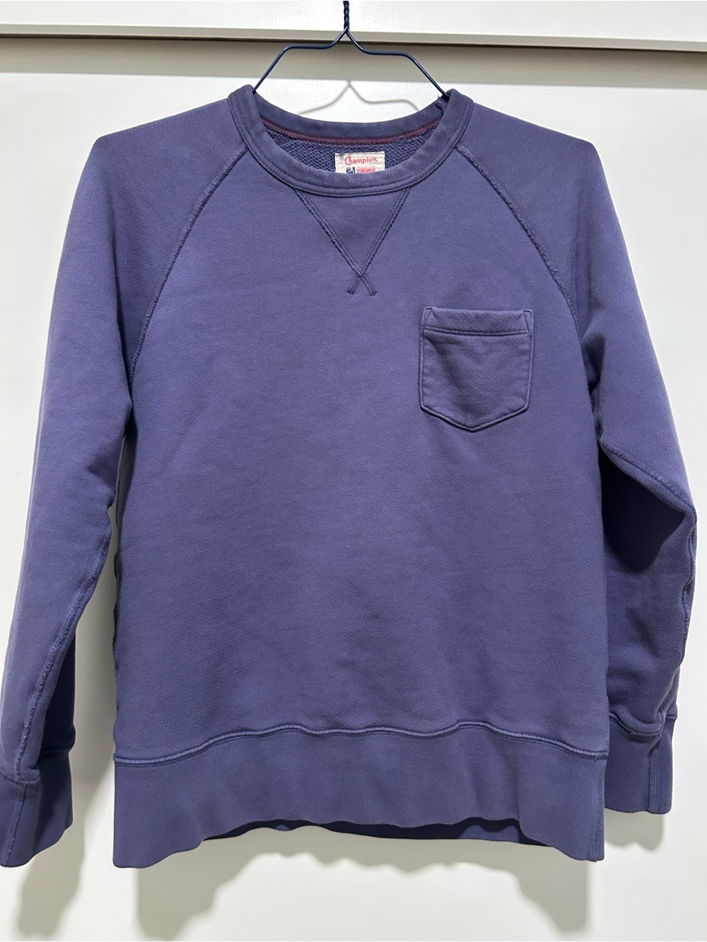Champion Men's Crewneck Sweatshirt in Slate Blue